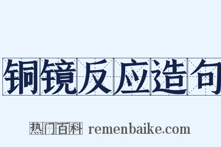 铜镜反应造句是什么意思的图片